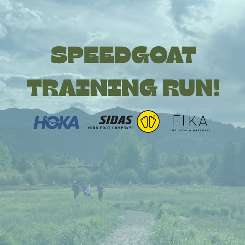 Cover Image for Speedgoat Training Run!