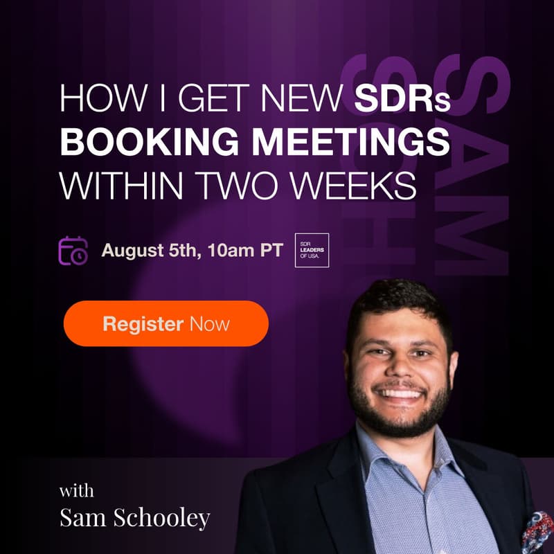 Cover Image for How I Get New SDRs Booking Meetings Within Two Weeks
