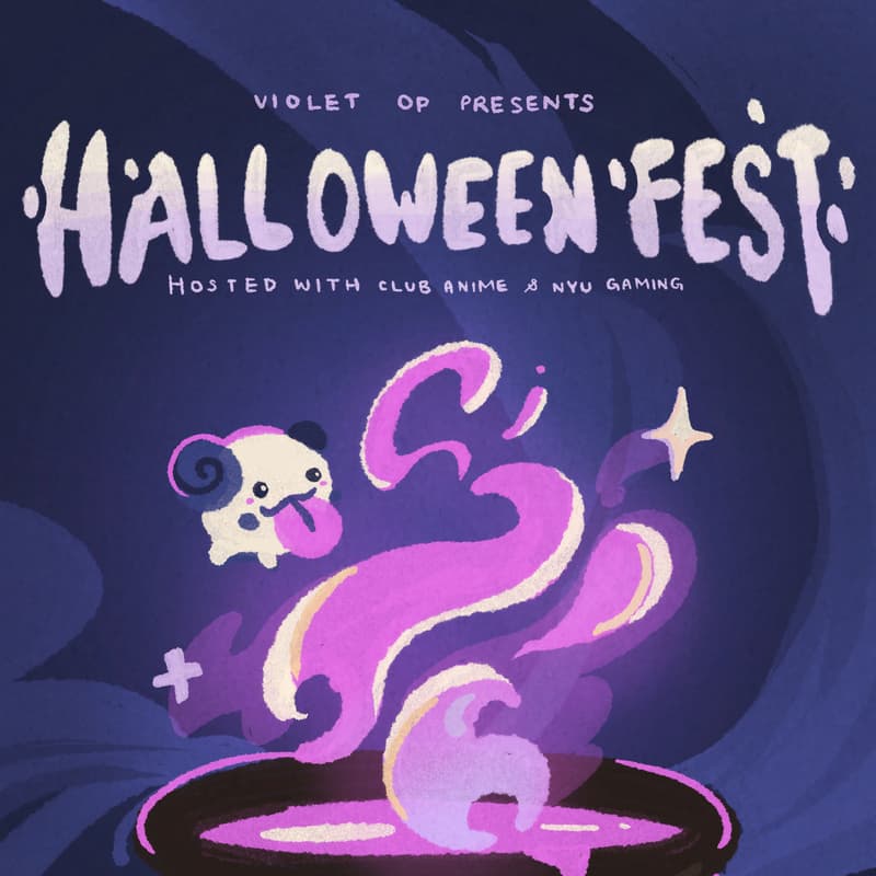 Cover Image for NYU Halloween Fest + Watch Party with Violet OP x Club Anime