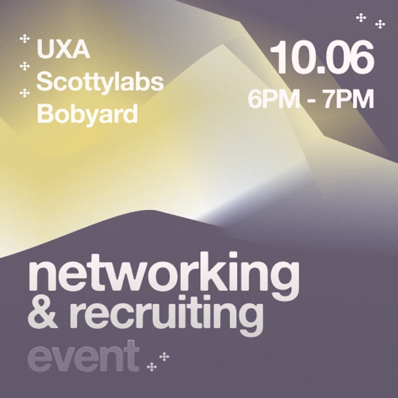 Cover Image for UXA Networking & Recruiting with Bobyard