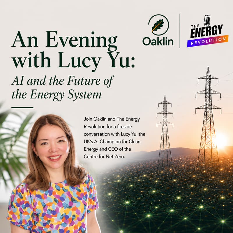 Cover Image for An Evening with Lucy Yu: AI and the Future of the Energy System