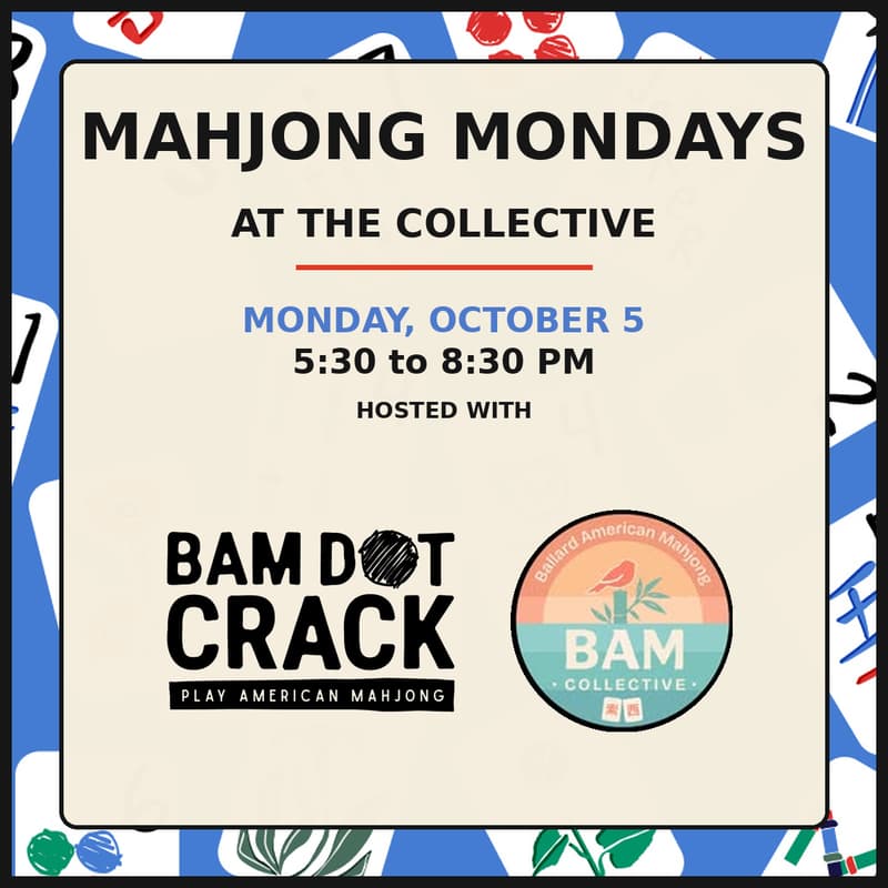 Cover Image for Mahjong Mondays at The Collective