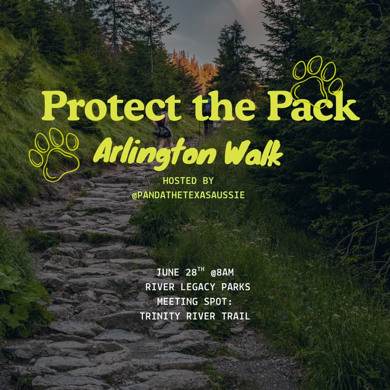 Cover Image for Protect the Pack Arlington, TX Dog Walk