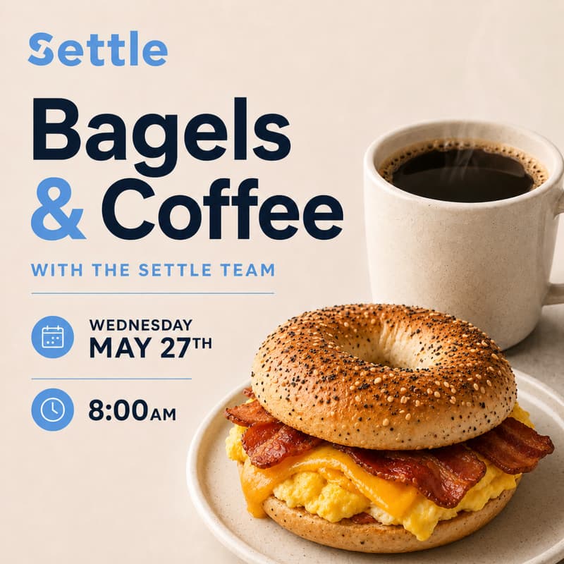 Cover Image for Bagels & Coffee with the Settle Team