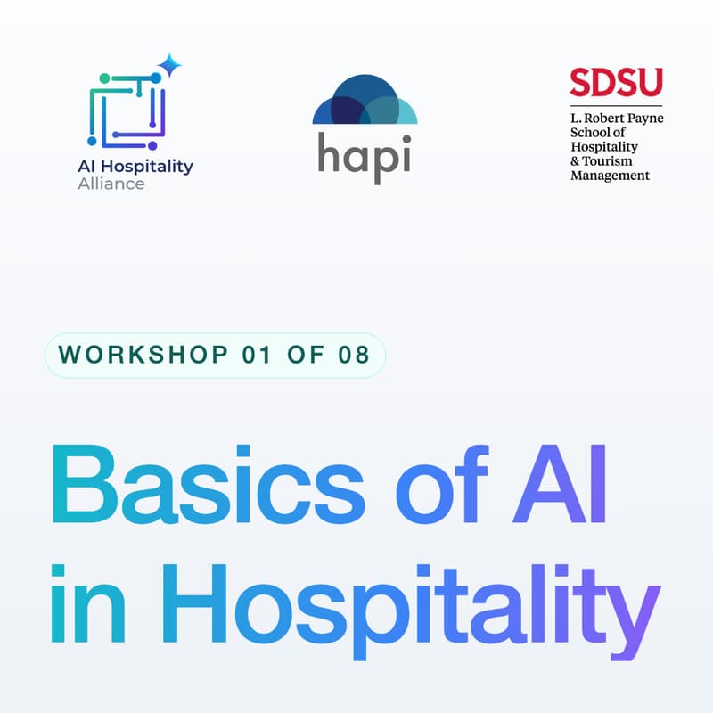 Cover Image for AIHA WORKSHOP 01 of 08: Fifty Shades of Intelligence: What AI Is — and What It Means for Hospitality