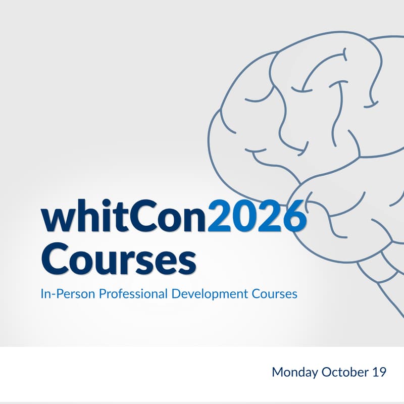 Cover Image for whitCon Professional Development Courses