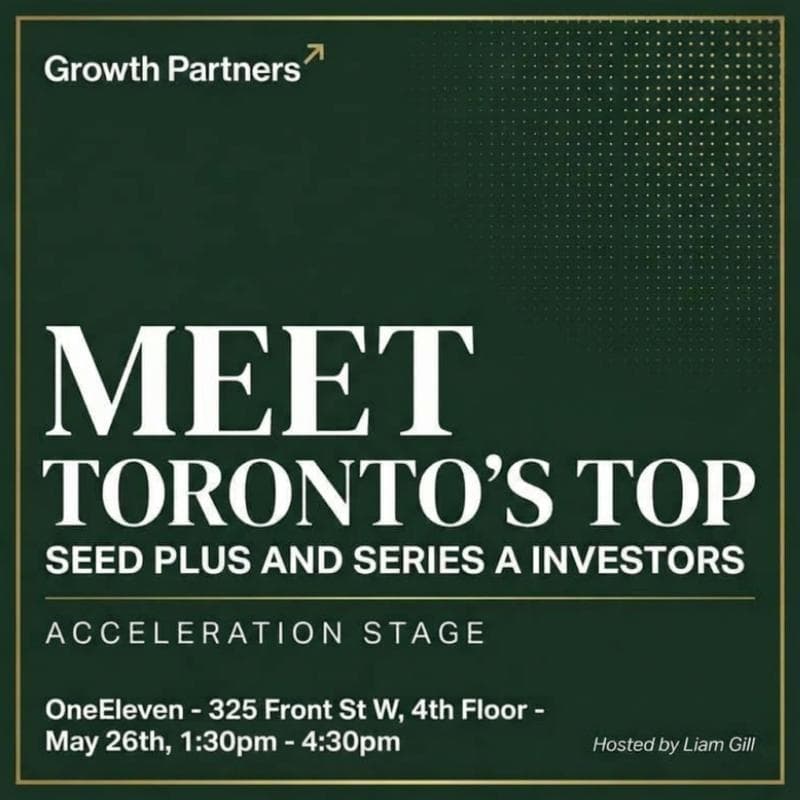 Cover Image for Meet The Funds: Hear From Toronto's Top Acceleration Stage VCs
