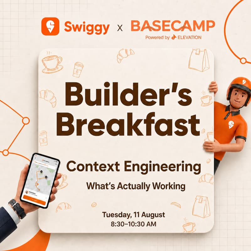Cover Image for Builder’s Breakfast: The Context Engineering Conversation by Swiggy