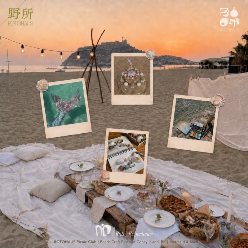 Cover Image for 🌊 🧜♀️ Mermaid Beach Craft Picnic|人鱼海边手作野餐