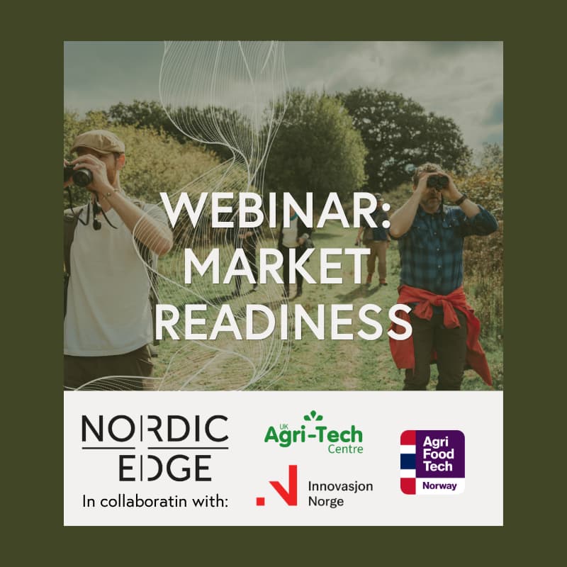 Cover Image for Webinar: Market readiness - How to enter UK Agritech