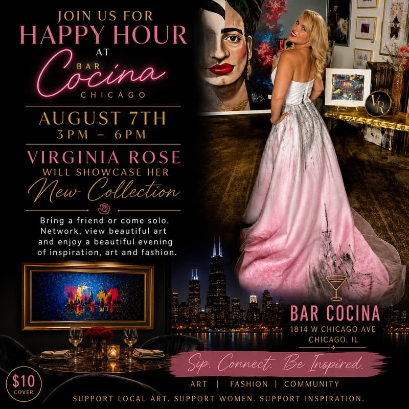 Cover Image for Art & Happy Hour with Virginia Rose