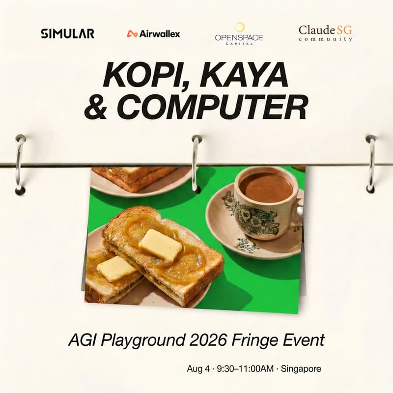 Cover Image for AGI Playground 2026 Fringe Event: Kopi, Kaya & Computer