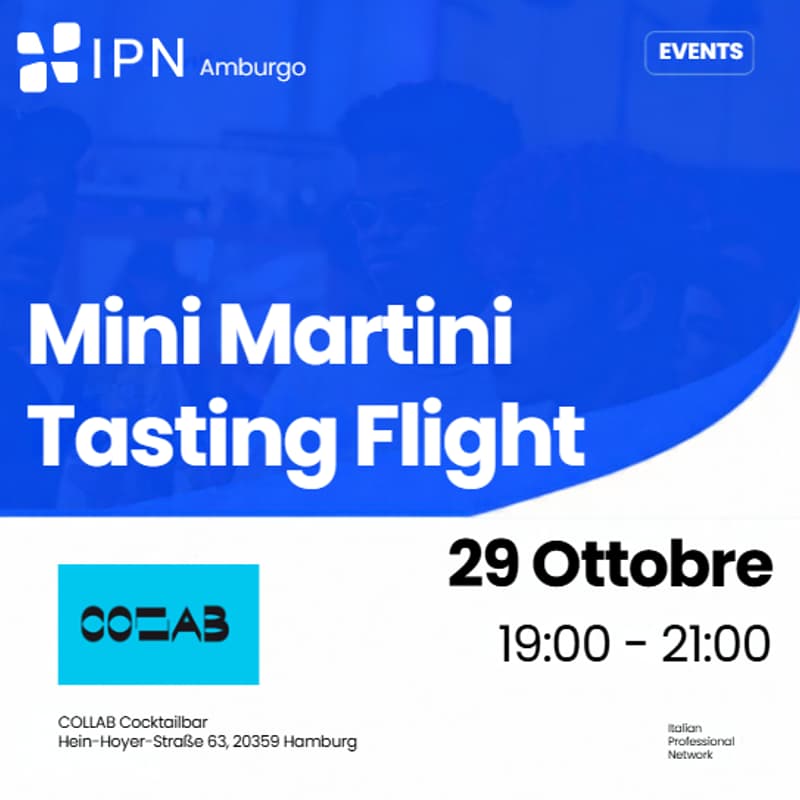 Cover Image for IPN Amburgo – Mini Martini Tasting Flight 🍸