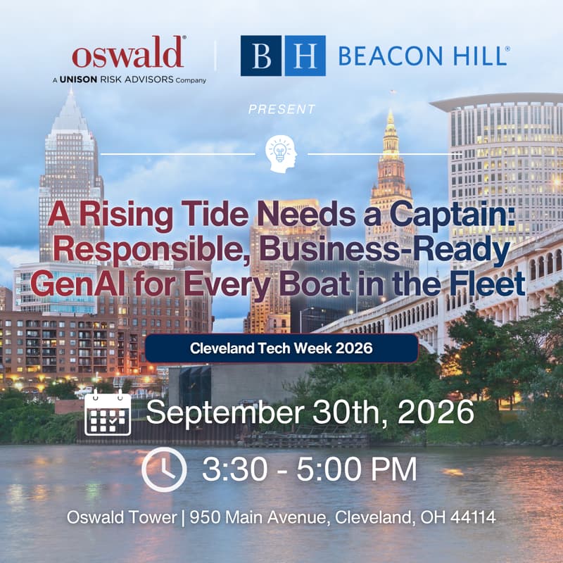 Cover Image for A Rising Tide Needs a Captain: Responsible, Business-Ready GenAI for Every Boat in the Fleet #CLETechWeek26