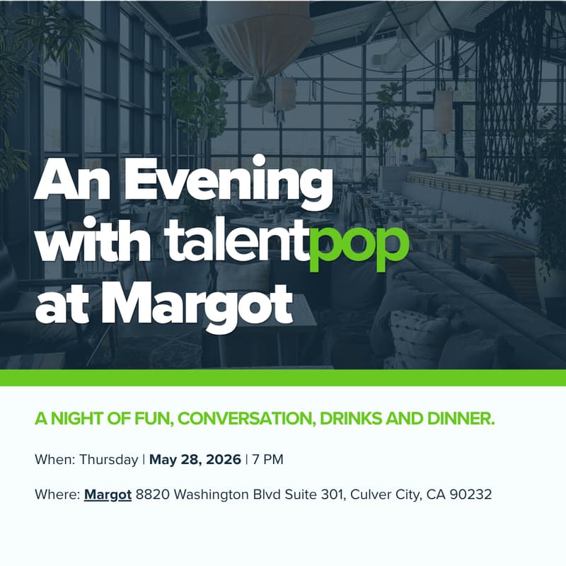 Cover Image for An Evening with TalentPop at Margot