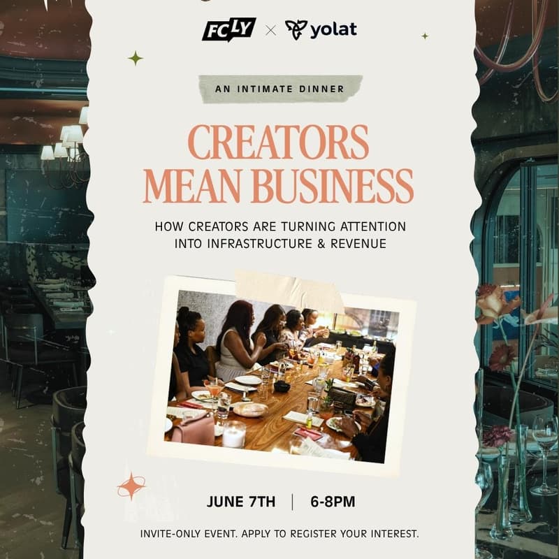 Cover Image for FCLY Toronto 2026: Creators Mean Business