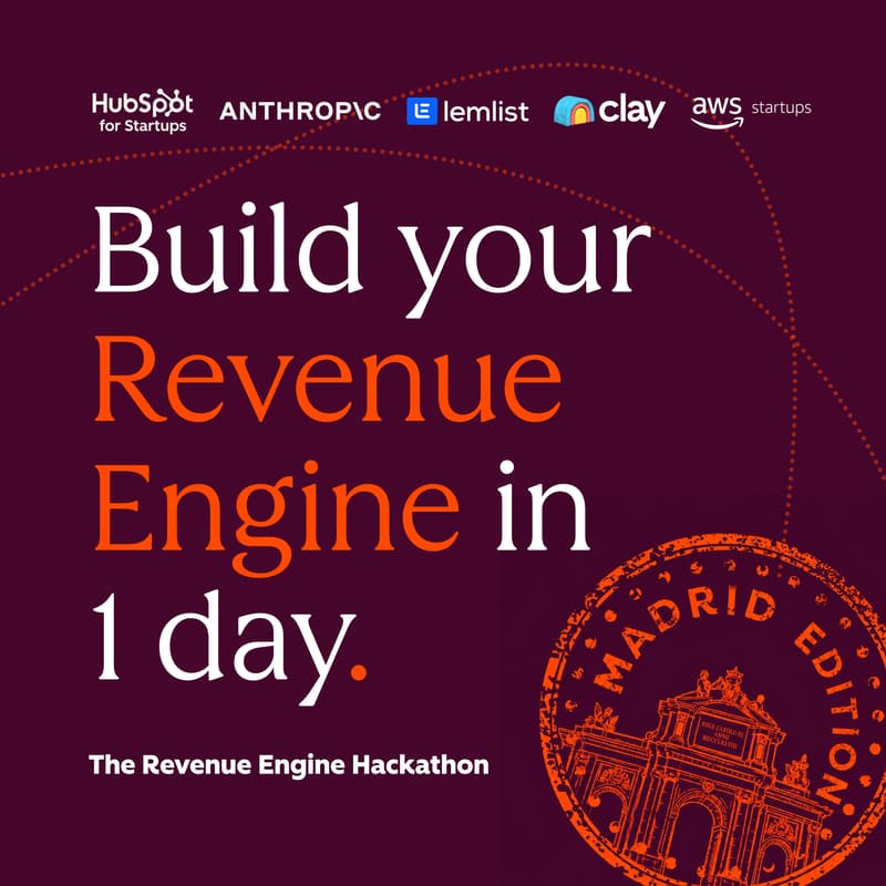 Cover Image for The Revenue Engine Hackathon: Madrid Edition 🇪🇸