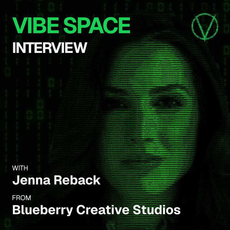 Cover Image for Vibe Space Interview with Jenna Reback from Blueberry Creative Studios