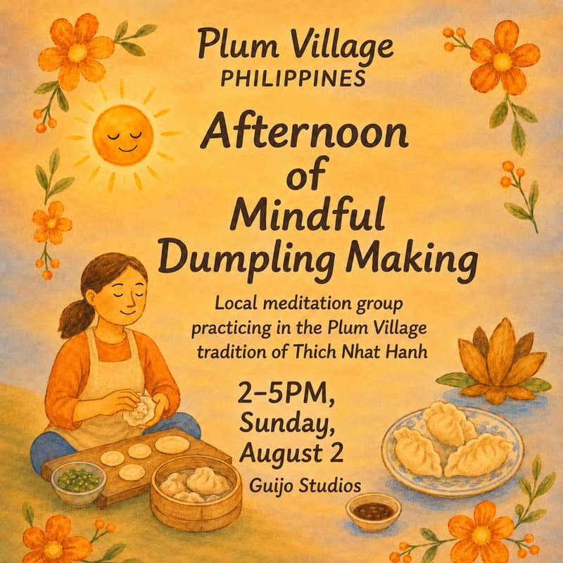 Cover Image for Dumpling Making and Meditation