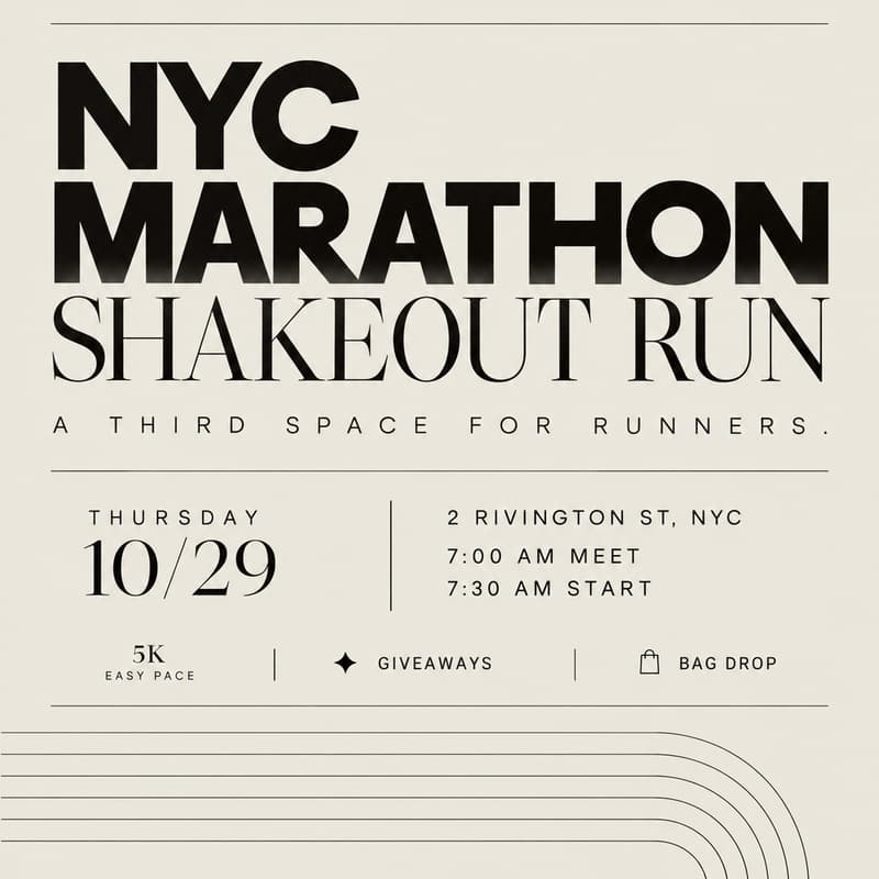 Cover Image for STŌA x WELDA Marathon Shakeout Run