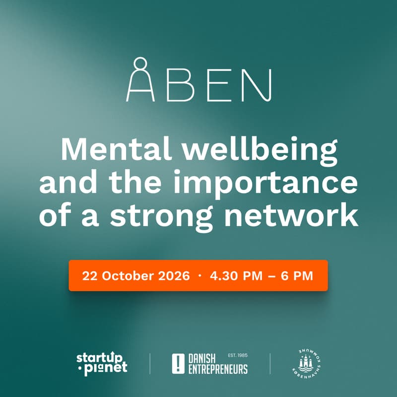 Cover Image for StartUp Talk: Mental wellbeing and the importance of a strong network