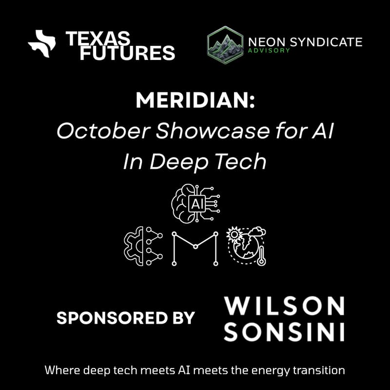 Cover Image for Meridian: Quarterly Showcase of AI in Deep Tech
