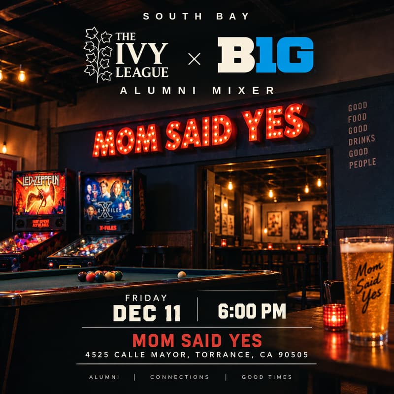Cover Image for December IVY + B1G Mixer @ MOM SAID YES