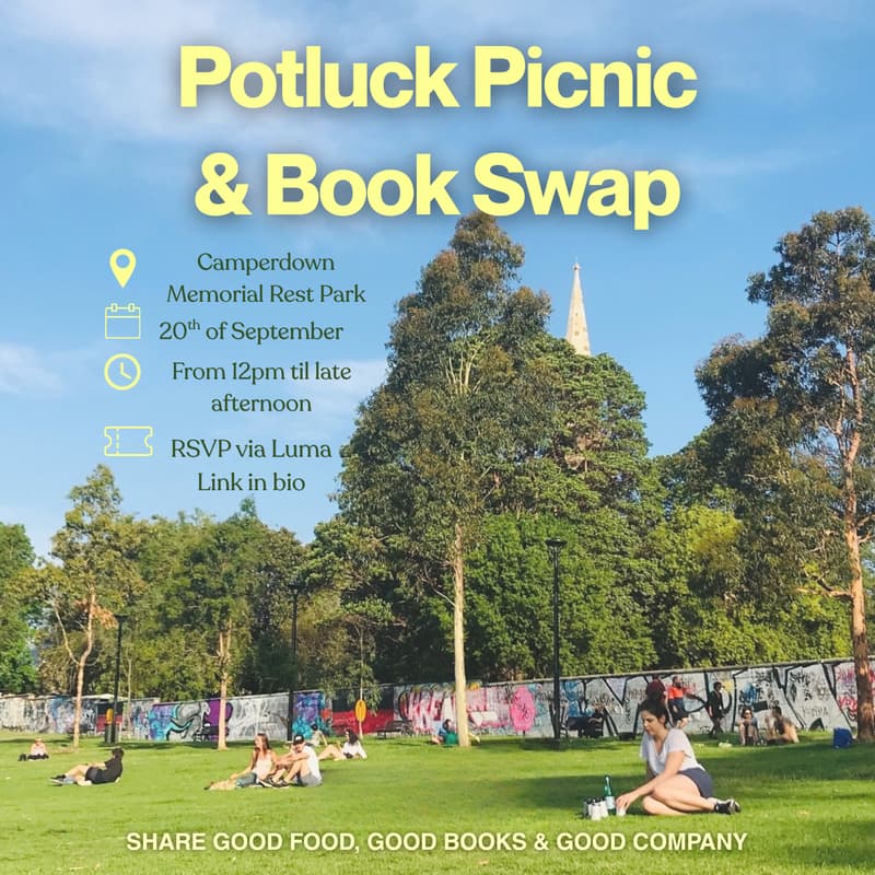 Cover Image for Vegan Potluck Picnic & Book Swap