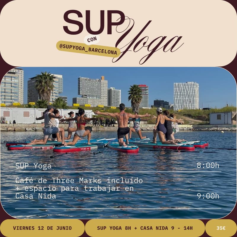 Cover Image for SUP Yoga, Ocean & Cowork — A Morning at Casa Nida