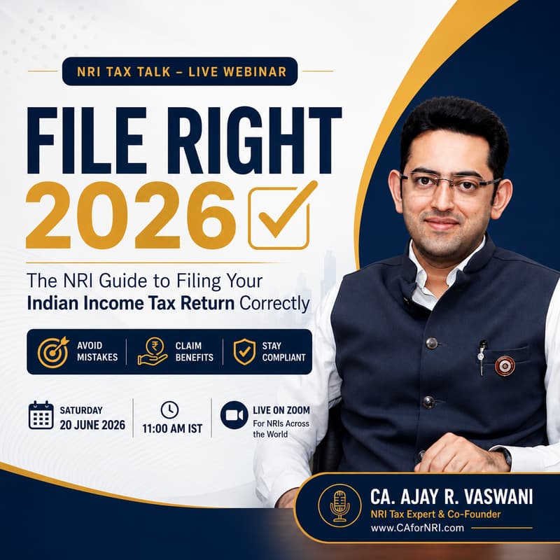 Cover Image for FILE RIGHT ITR: The NRI Guide to Filing Your Indian Income Tax Return Correctly