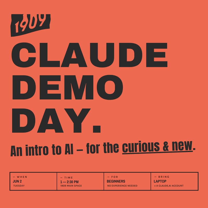 Cover Image for AI Workshop: Claude Demo Day