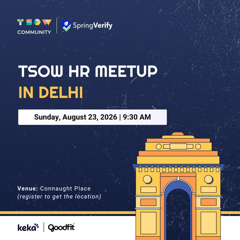 Cover Image for TSOW HR Meetup in Delhi