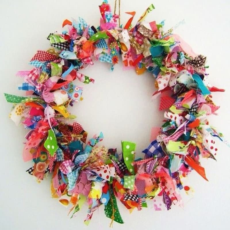Cover Image for Baby-friendly Rag Wreath Making