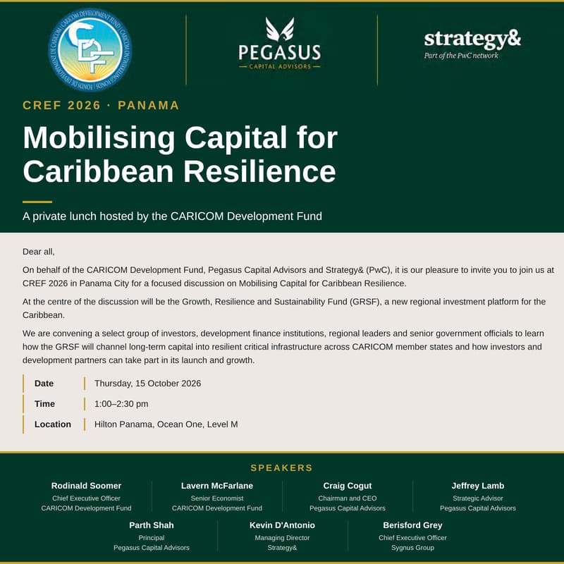 Cover Image for Mobilising Capital for Caribbean Resilience