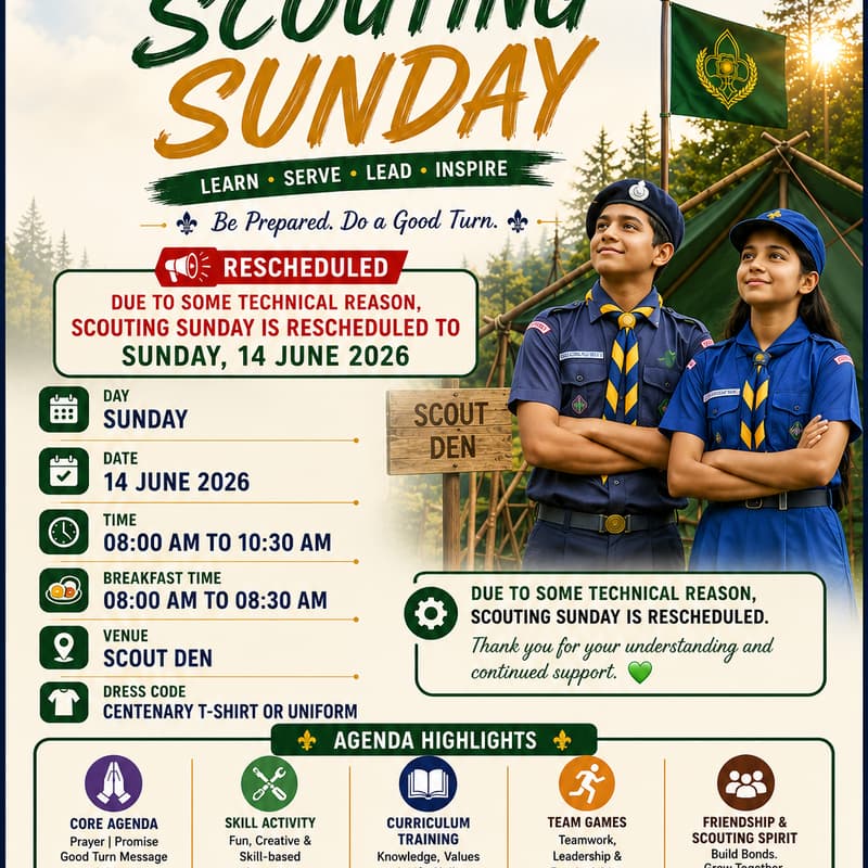 Cover Image for SCOUTING SUNDAY