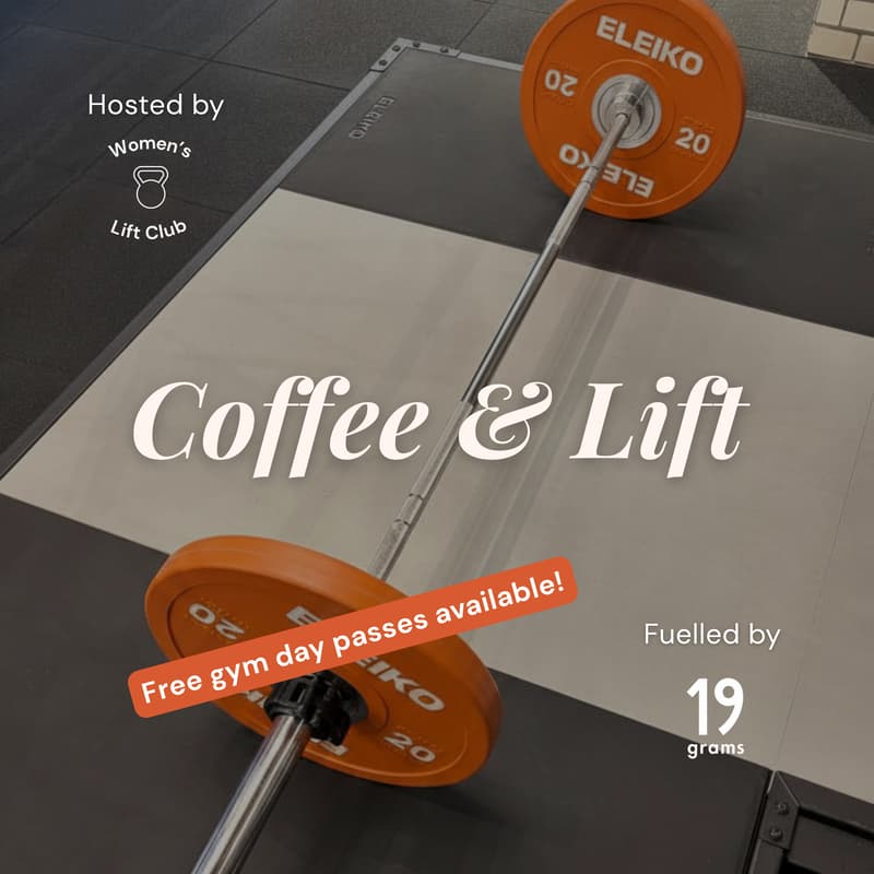 Cover Image for Coffee & Lift Saturdays #9 — Women+ Gym Meetup