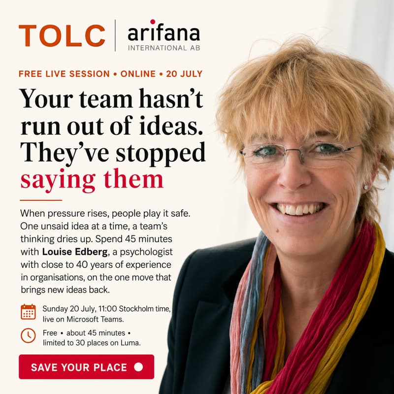 Cover Image for Leadership Webinar: Your team hasn't run out of ideas. They've stopped saying them. Here's how to bring them back to life.