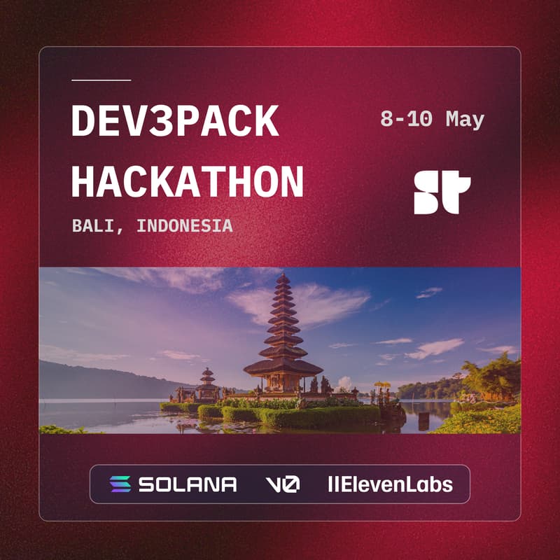 Cover Image for Dev3pack Hack, Bali ๐ฎ๐ฉ