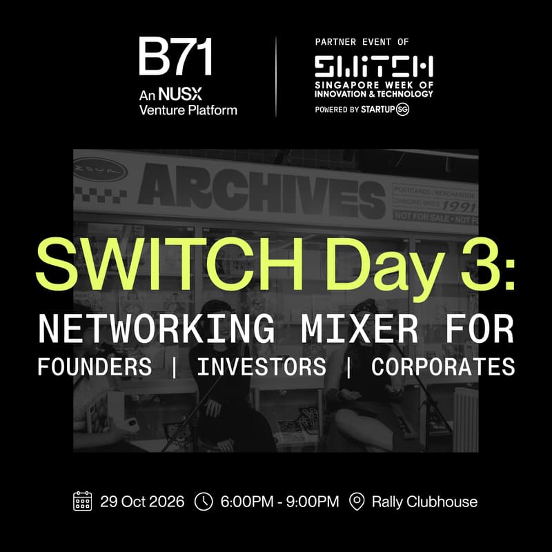 Cover Image for After SWITCH: B71 Networking Mixer