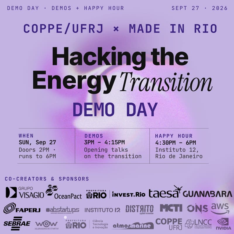 Cover Image for COPPE & Made in Rio Hackathon: Demo Day