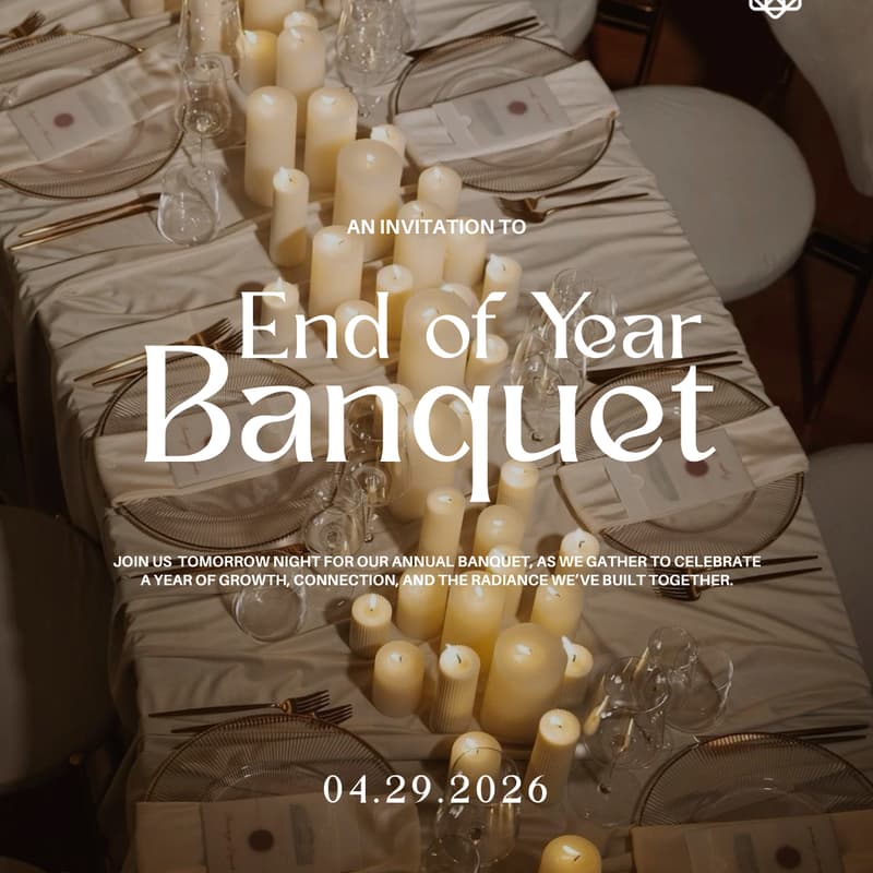 Cover Image for End of Year Banquet