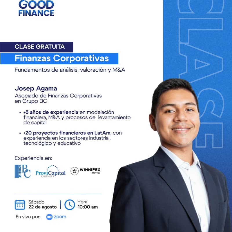 Cover Image for Clase: Finanzas Corporativas