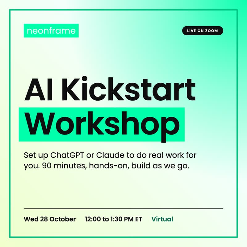 Cover Image for AI Kickstart: Your AI System, Built Live