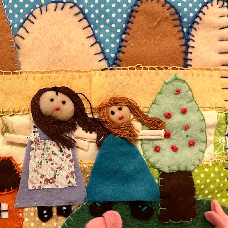 Cover Image for Tejiendo historias: Taller de Arpilleras