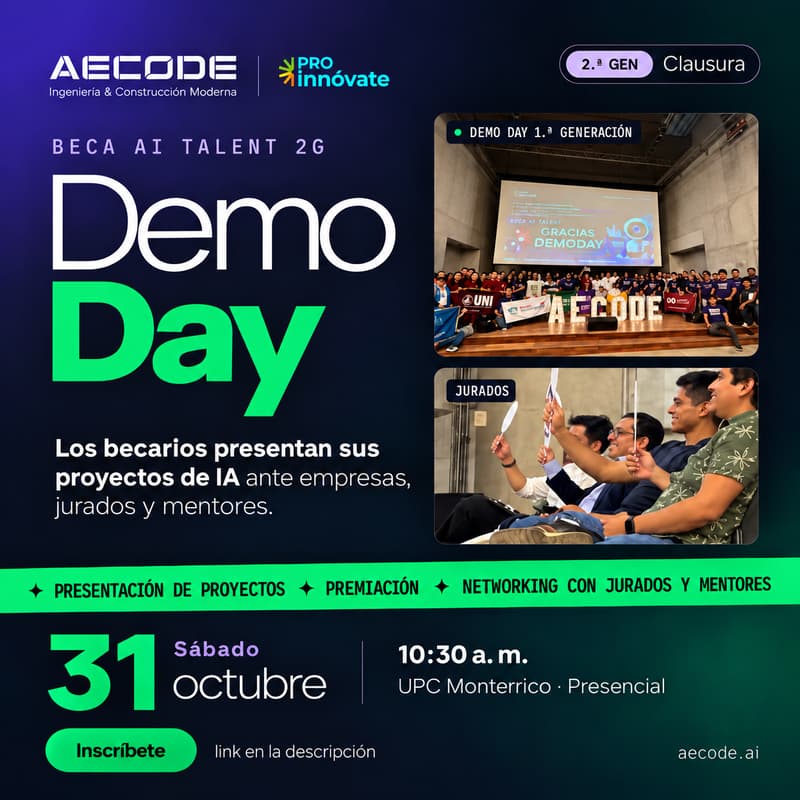 Cover Image for DEMO DAY - BECA AI TALENT 2DA GENERACIÓN