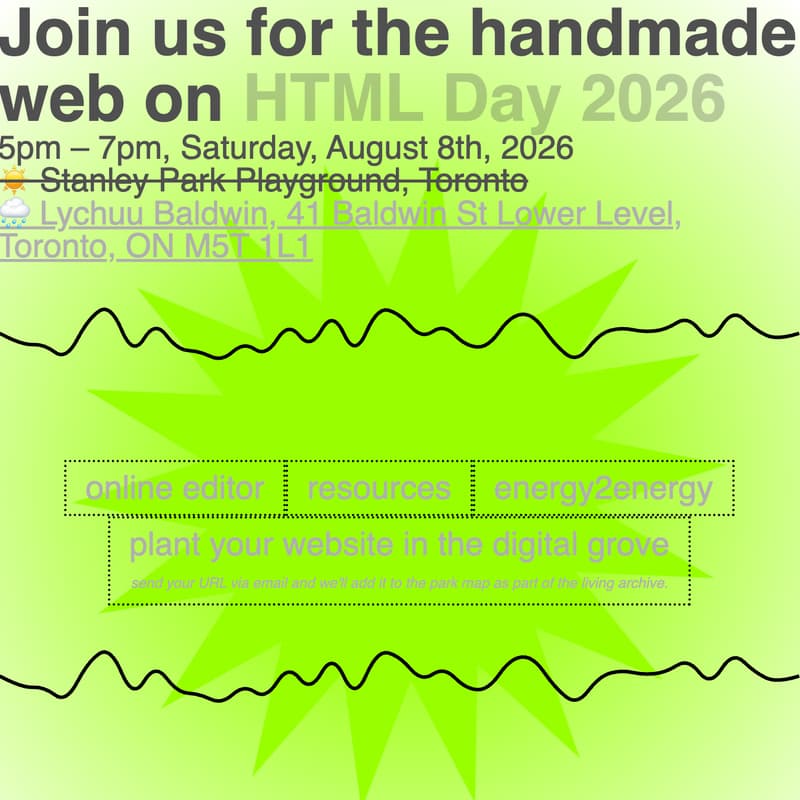 Cover Image for HTML Day Toronto & Waterloo