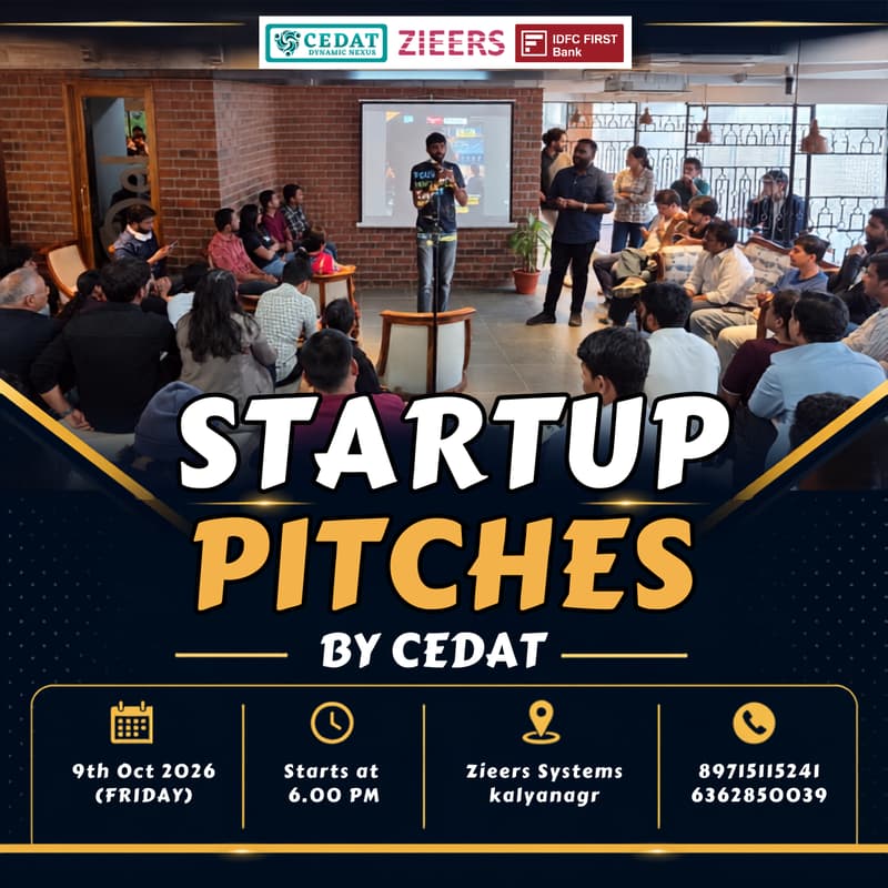 Cover Image for Startup Pitches by CEDAT