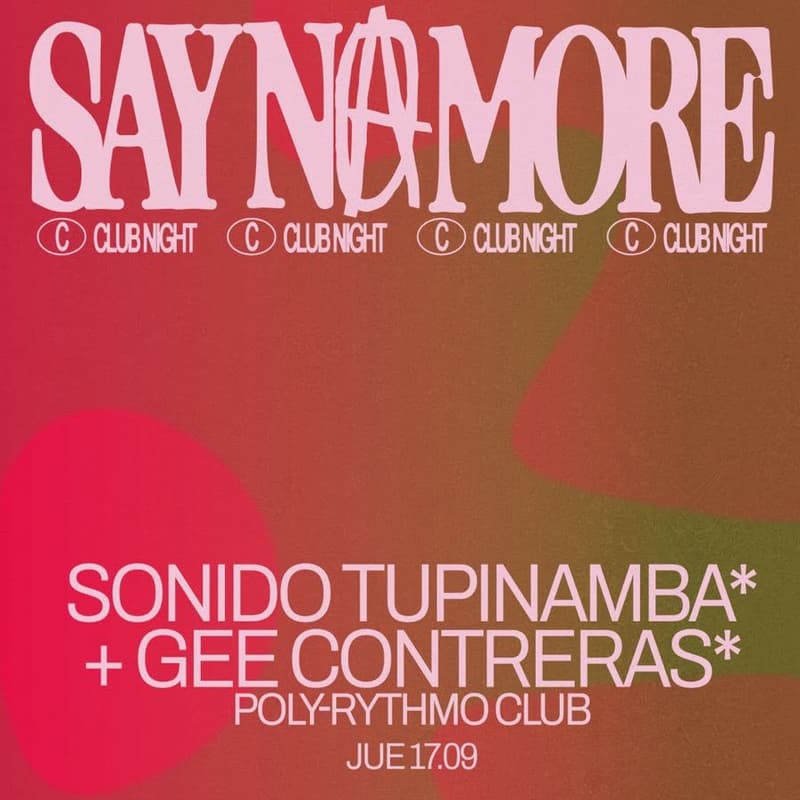 Cover Image for Poly-Rythmo Club: Sonido Tupinamba & Gee Contreras X Say No More