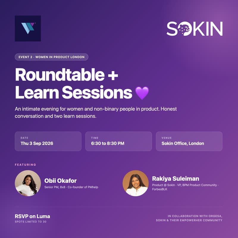 Cover Image for Women In Product - Event 2