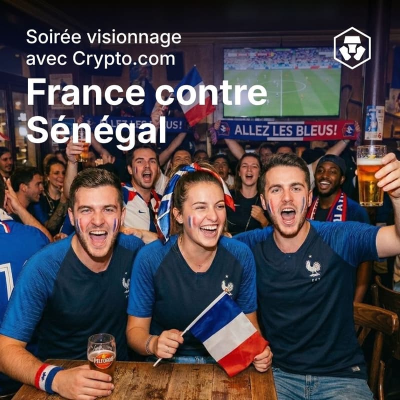 Cover Image for Soirée avec Crypto.com: France contre Sénégal
